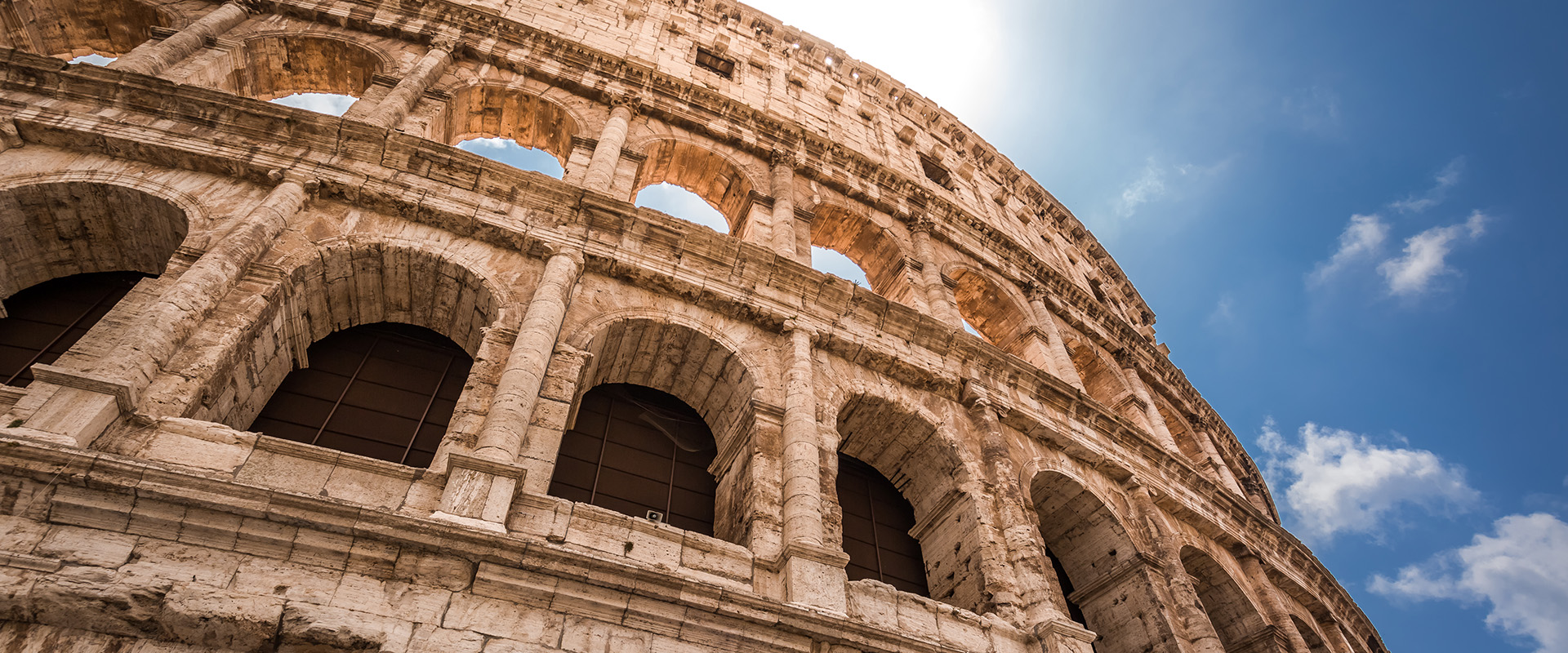 Wonderful and big Colosseum in Rome in Italy